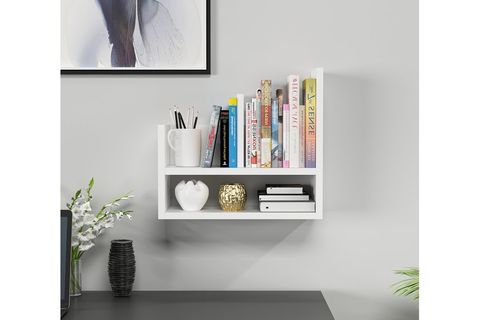 DEKOROSSO CROW MASAÜSTÜ ORGANİZER DUVAR RAFI MONTESSORİ RAF BEYAZ 2