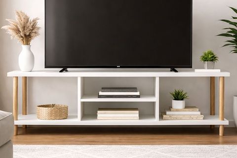 TİVO TELEVİZYON SEHPASI, BEYAZ, 120 CM