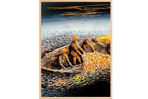 FISHING PANO SET, 50X70