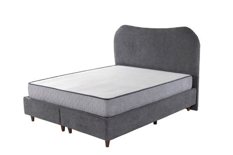 LUNA TREND BAZA VE BAŞLIK SETİ, GRİ, 100X200