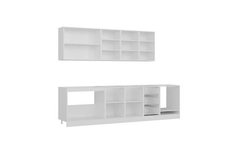 MİNAR FELİX 295 CM MUTFAK DOLABI BEYAZ 295-B6