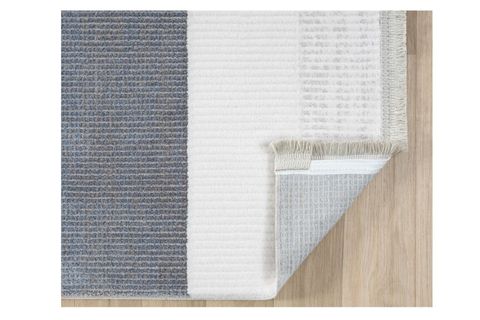 NOVA SERİSİ AKRİLİK DOKUMA MAKİNE HALISI, MAVİ, A6000A, 200X400