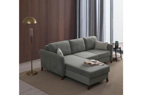 İNCİ YATAKLI BAZALI KÖŞE KOLTUK, SOL