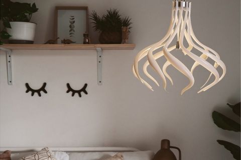 SARPER BEYAZ METAL KAPLAMA PLEKSİ SARKIT AVİZE