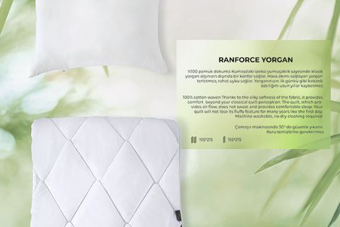 MADAME GROSS RANFORCE BEBEK YORGAN, BEYAZ