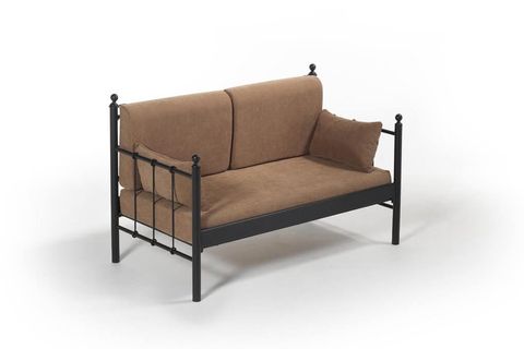 LALAS DK METAL SOFA SEDİR SİYAH 70X140CM