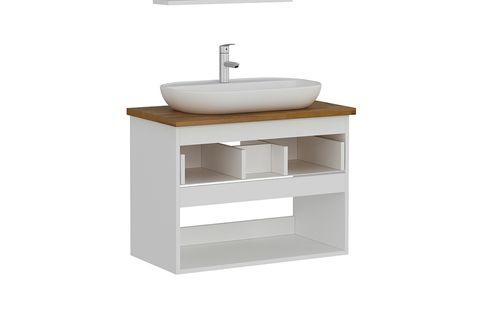 SANYA BANYO ALT DOLABI, ANTRASİT, 85 CM