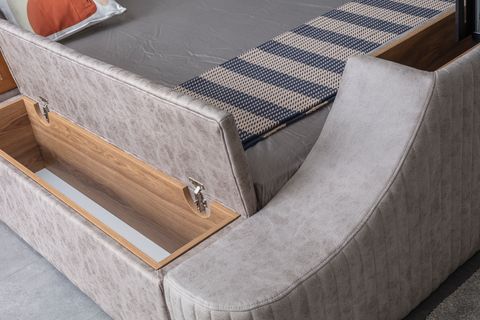 PARİS MASAJLI AKILLI KARYOLA, KAHVERENGİ