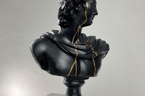 APOLLO GOLD STREAK POP ART DEKORATİF ROMA YUNAN HEYKELLERİ