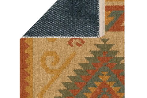 ÇİZGİLİ ESKİTME DOKUMA TABAN HALI, 471 YNG, 100X150 CM