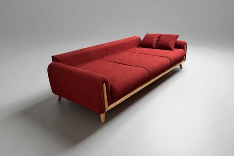 OLİMPOS DÖRTLÜ KOLTUK, BORDO