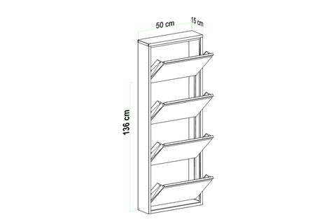 VEGA KİLİTLİ METAL AYAKKABILIK, CAPPUCCİNO, 4 KAPAKLI