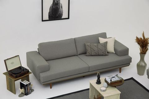 NEW TERRE ÜÇLÜ KOLTUK, SÜTLÜ KAHVE