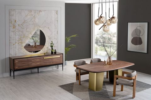 ARMANİ YEMEK MASASI, 110X210