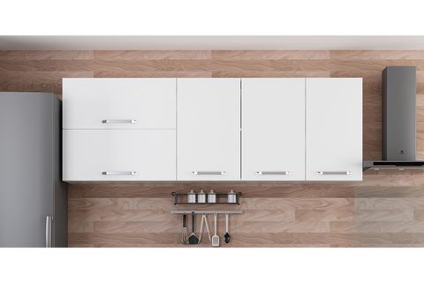MİNAR 210 CM MUTFAK DOLABI BEYAZ 210-B2-ÜST MODÜL
