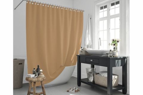GİZ HOME FRESH BANYO PERDE BEJ ÇIFT KNT 110X200