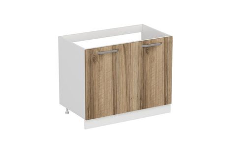 MİNAR MUTFAK DOLABI ALT MODÜL, BEYAZ DORE, 100 CM