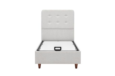 NOTTE BAZA VE BAŞLIK SETİ, AÇIK GRİ, 100X200