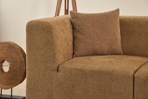 RAKS SERİSİ MODULER FULL SÜNGER KÖŞE KOLTUK, SAĞ VE SOL, KAHVE
