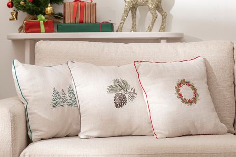 WİNTER WREATH NAKIŞLI  KIRLENT KILIFI