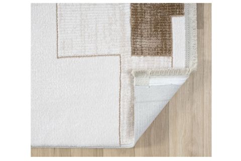 NOVA SERİSİ AKRİLİK DOKUMA MAKİNE HALISI, BEJ, A5999A, 160X400