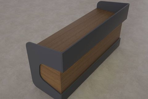 BANKO 1 120 CM CEVİZ ANTRASİT