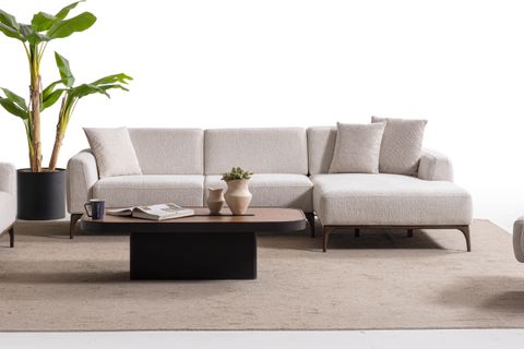 TREND RELAX KÖŞE KOLTUK, KREM, 285X160