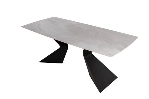 ATEZ MERMER BASKI MDF YEMEK MASASI