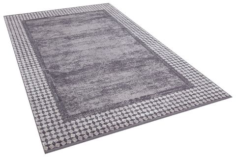 RİVA 8704 GRİ ANTRASİT MAKİNE HALISI 80X150