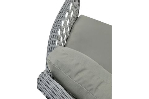 SİDE RATTAN BAHÇE MASA TAKIMI, 7 KİŞİLİK, 100X180