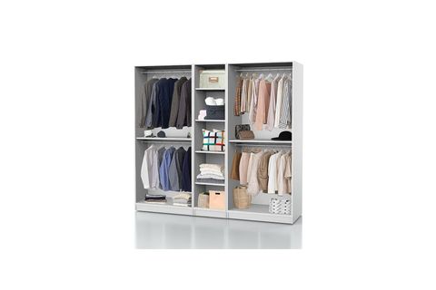 DEKOREX GARDIROP, BEYAZ, 5 KAPAKLI, MNT511