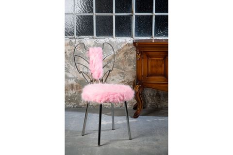 MENDY ANGEL SANDALYE, PEMBE, GÜMÜŞ AYAK