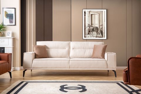 ELİT ÜÇLÜ KOLTUK, KIRIK BEYAZ