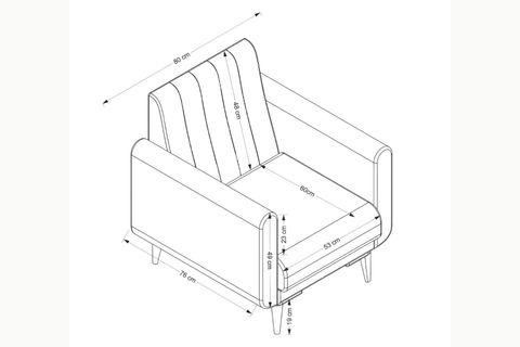 BONA BERJER, CEVİZ AYAK, AÇIK KAHVERENGİ