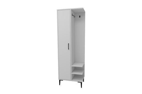 ARNETTİ EDUAR RAFLI ASKILI PORTMANTO, BEYAZ