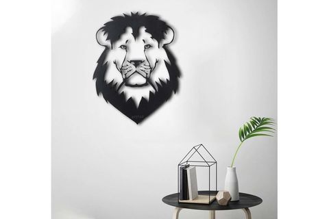 ASLAN DUVAR DEKORU, METAL