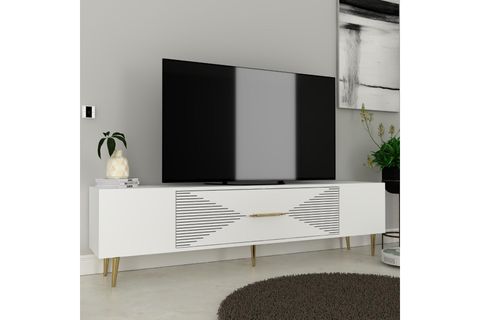 DEKOL TV SEHPASI, 1CT, BEYAZ ALTIN