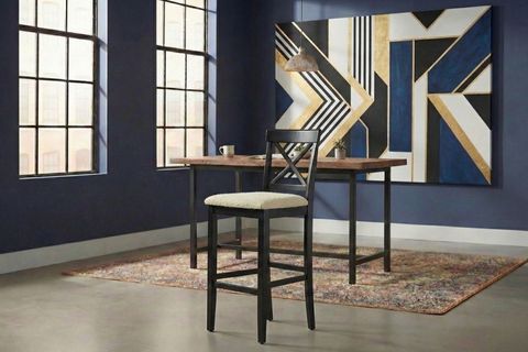 BODRUM MODERN COUNTRY BAR SANDALYESİ, SİYAH