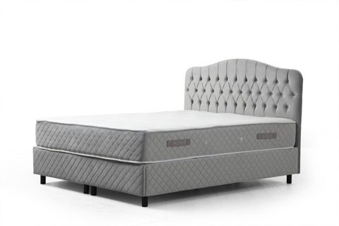 VASSİ SONATA ÇİFT KİŞİLİK BAZA+BAŞLIK+YATAK, GRİ, 150X200