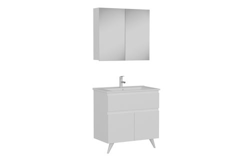 NİKA BANYO DOLABI 85CM AY2K1Ç 2K2A ETJ BEYAZ