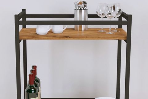 SERVİS SUNUM ARABASI BAR CART SERVANT ATLANTİK ÇAM
