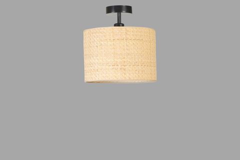 HASIR RATTAN ABAJURLU PLAFONYER AVİZE