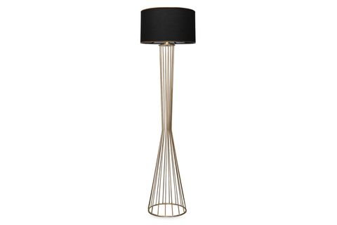 HOMİNG DAİSY GOLD GÖVDELİ SİLİNDİR BAŞLIKLI METAL LAMBADER, AYD-3078