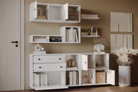 BK ÇOK AMAÇLI DOLAP, DUVARA MONTE ÜST MODÜL, KBR