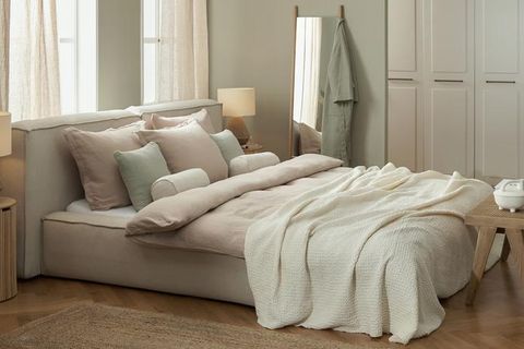 LENA BAZA BAŞLIK SETİ, BEYAZ, 160X200 CM