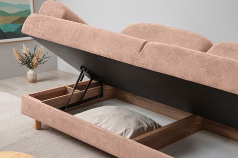 ATHENS YATAKLI SANDIKLI KOLTUK TAKIMI, PEMBE