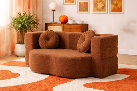 MUSE KATLANIR ÇOK AMAÇLI ÇİFT KİŞİLİK KOLTUK, KİREMİT