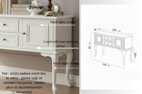 OLİVİA COUNTRY İSKANDİNAV KONSOL, LAKE BEYAZ