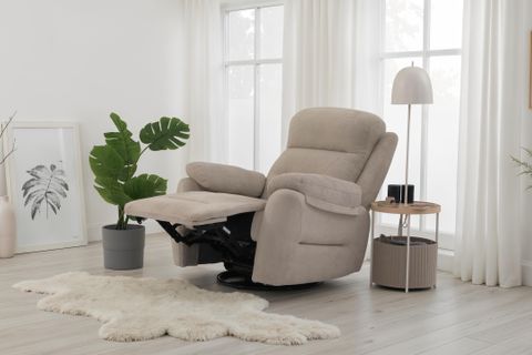 LONDON FONKSİYONEL SALLANIR TV KOLTUĞU, KREM