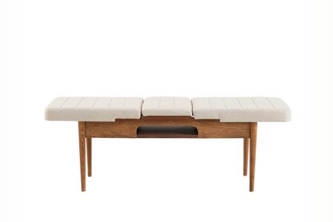 SEMBOL AÇILIR BENCH, CEVİZ KREM